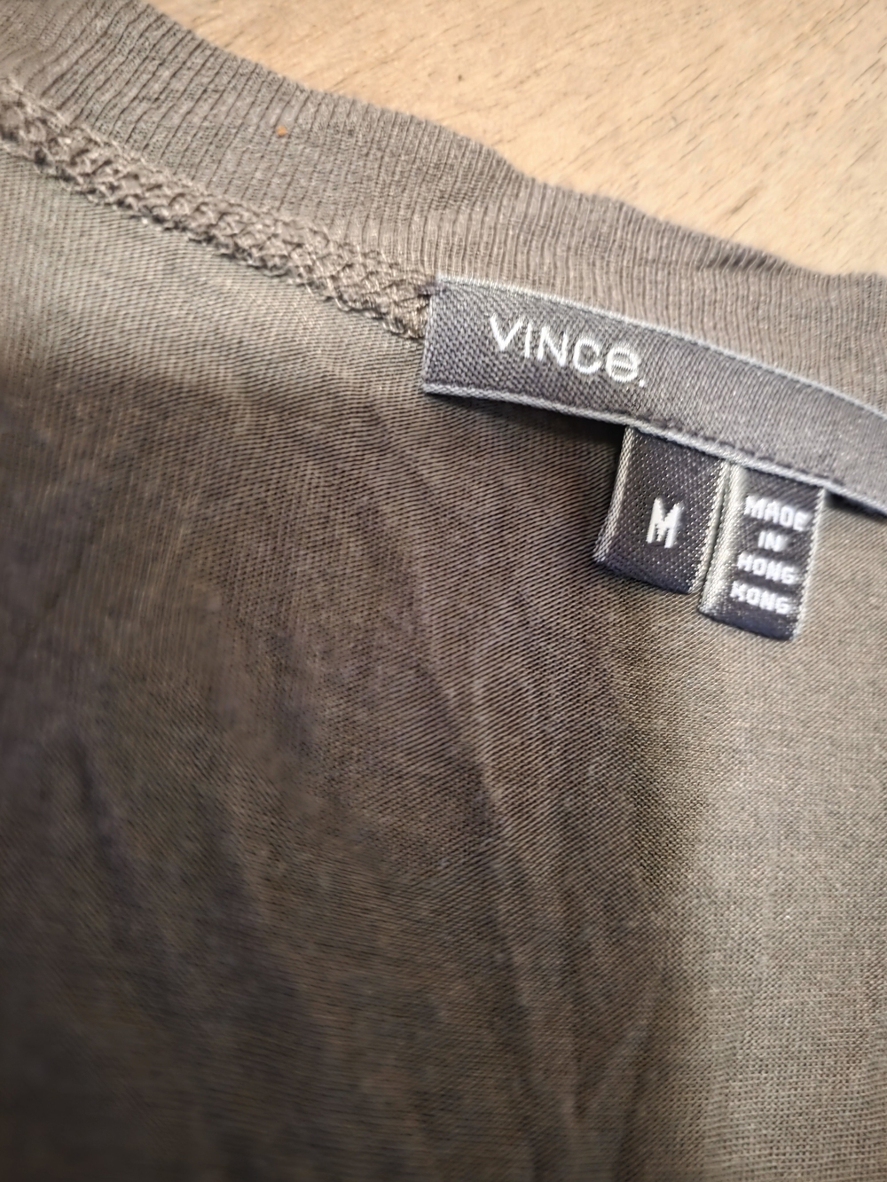 Vince Sleeveless Scoop Neck Tank - Taupe Brown - Picture 2 of 2